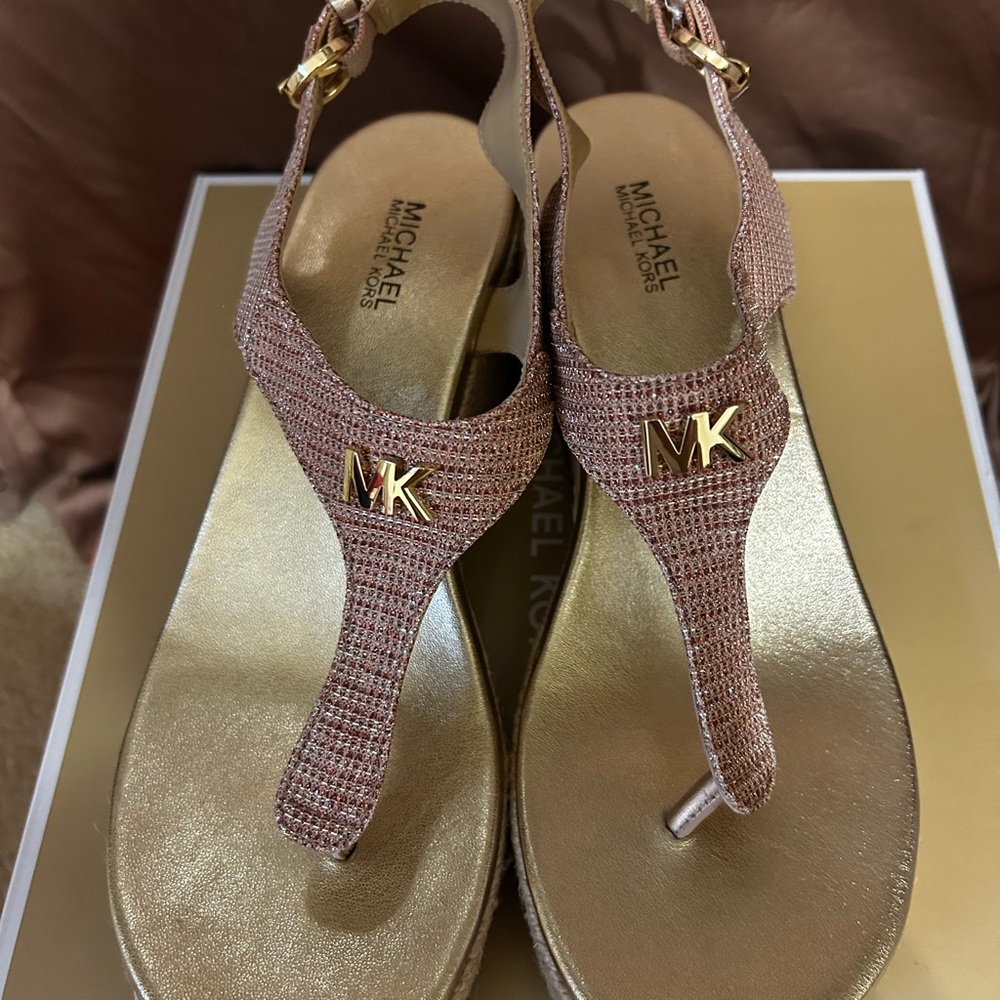 Michael Kors Women's Gold Sandals